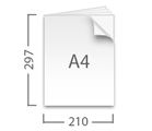 A4(210x297mm)