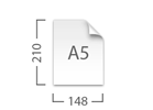 A5(148x210mm)