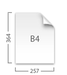 B4(257x364mm)